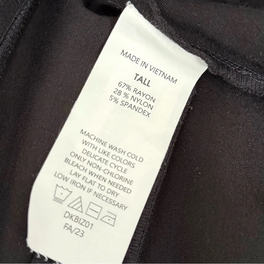 Quince Ultra Stretch Ponte Straight Leg Pants Black XL Tall 32 Inseam - Picture 7 of 12